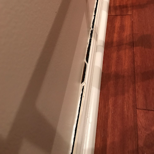 How to fix loose trim?